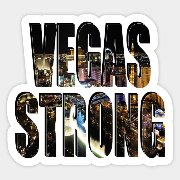 Vegas Strong Sticker by Gravityx9